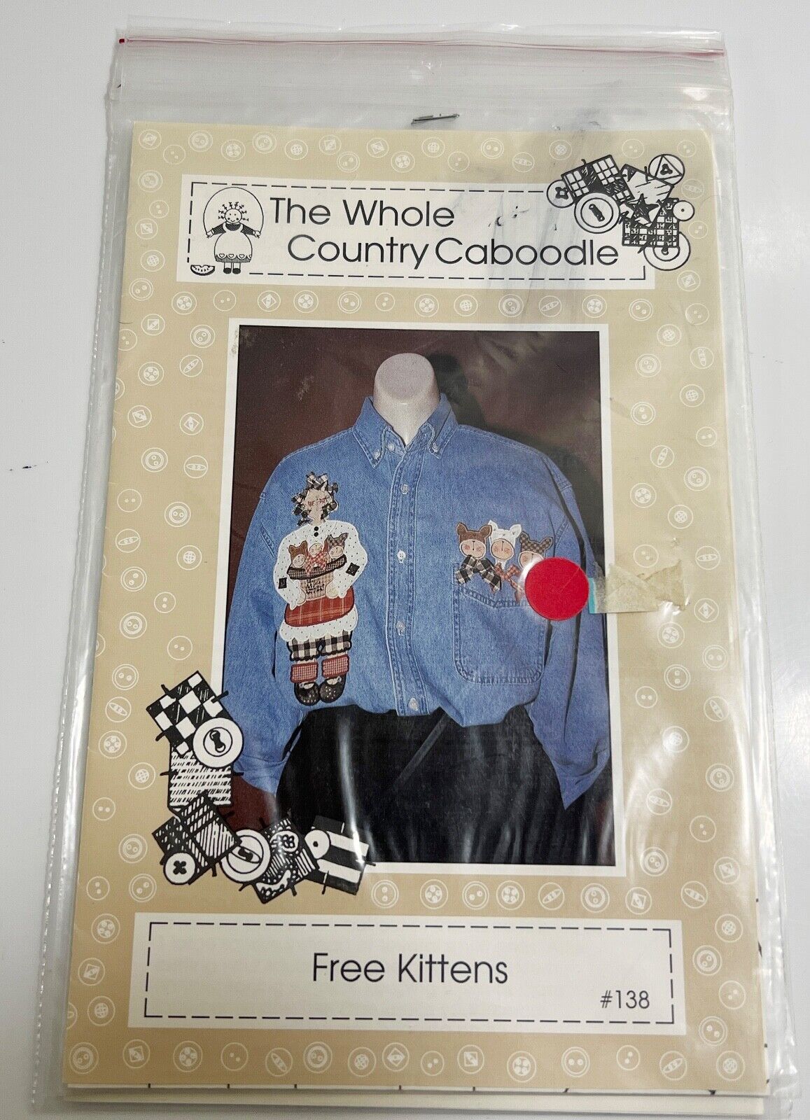 The Whole Country Caboodle Free Kitten #138 PatternBy Leanne Anderson - $9.89