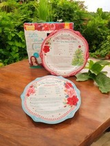 The Pioneer Woman Cheerful Rose Sharing Plate Set 12&quot; Christmas Cherries... - $695.09 MXN