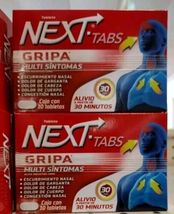 2X NEXT GRIPA TABLETAS - 2 CAJAS DE 10 TABLETAS c/u - ENVIO GRATIS - $21.78