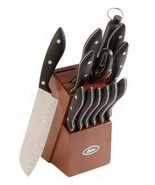 Oster 14-piece Stainless Steel Knife Block Set - $61.04 CAD