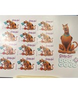 Scooby Doo Stamp Collection Of 12 collector Stamps - $11.30