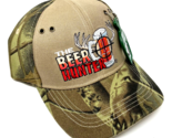 BEER HUNTER CAMO OUTDOOR HUNTING ADJUSTABLE CURVED BILL HAT CAP W/ BOTTL... - $12.30