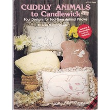 Vintage Craft Patterns, Cuddly Animals to Candlewick 7713, Four Designs - $8.80