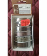 6 Color Coordinated Spools Of Ribbon. 24 Feet - $91.35 MXN