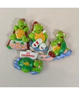 Vintage Lot Of FOUR Googly Eyes Turtle Refrigerator Magents - £13.31 GBP