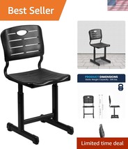 Alloy Steel Adjustable Height Chair for Students - Perfect for Classroom... - $70.99