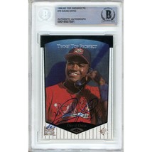 David Ortiz 1998 SP Top Prospects Autograph BAS Auto Slab HOF Minnesota Twins - £279.12 GBP