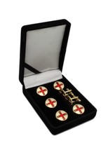 Masonic RCC Red Cross of Constantine Studs Suit &amp; Tux Set - £38.36 GBP