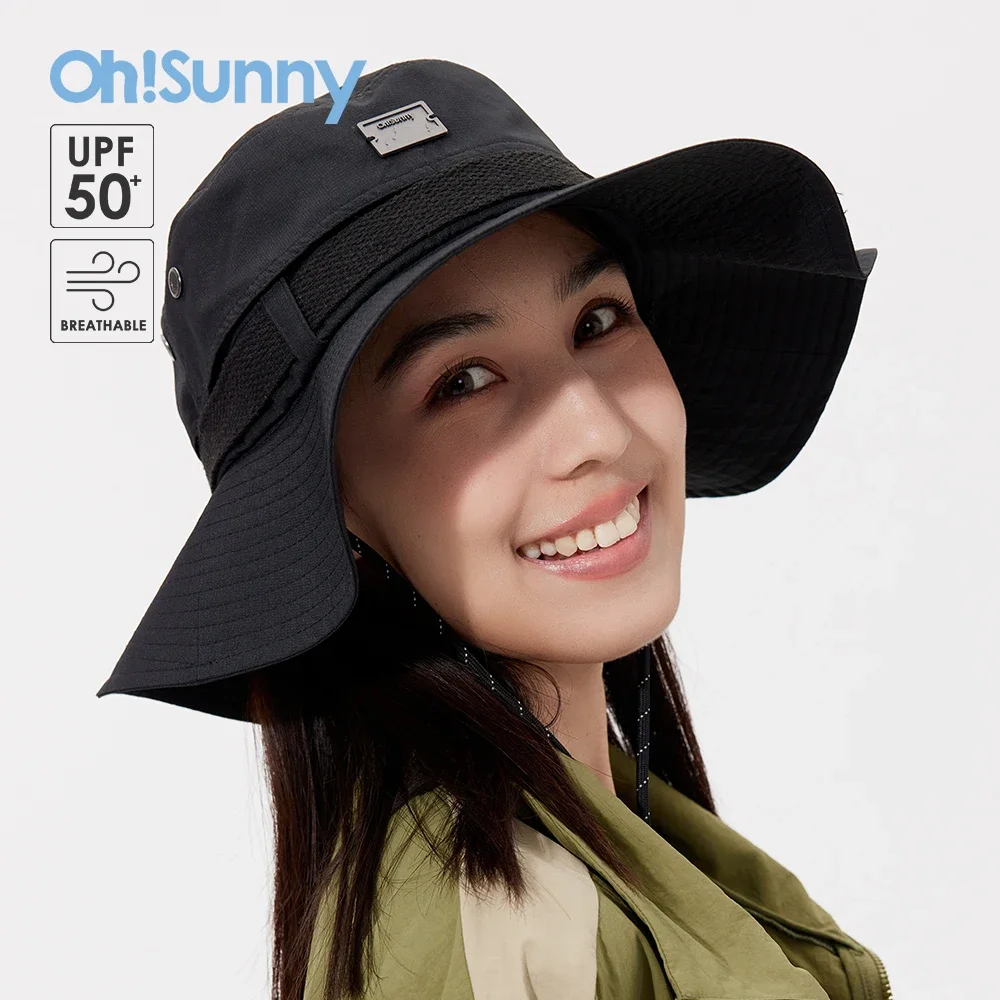 Ohsunny Women Outdoor Bucket Hat Anti-UV UPF50+ Waterproof Breathable Full Sun - £49.49 GBP
