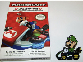 Nintendo Mariokart Collector Pins Single Luigi New With Box - £9.77 GBP