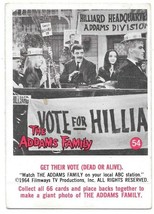 The Addams Family TV Series Trading Card #54 &quot;Get Their Vote&quot; Donruss 1964 FINE+ - £8.54 GBP