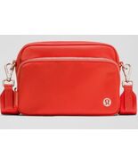 LULULEMON Everywhere Crossbody Bag 2L Metal Hardware~Vermilion/Silver~NWT - $199.00