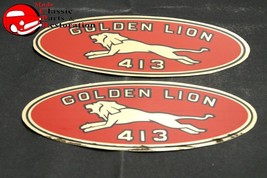 59 Chrysler Golden Lion 413 Valve Cover Decals - Set Of Two - £1,582.71 GBP