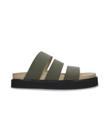 Vegan sandals slippers sliders flip flops flatform padded platform  open... - $127.85