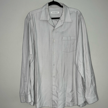 Tommy Bahama silk blend long sleeve button-down shirt - $24.50