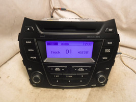 13 14 Hyundai Santa Fe Radio Cd MP3 Bluetooth 96170-4Z1004X UTQ29 - $111.00