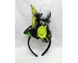 Halloween Green Witch Hat Headband Costume Acessory  - £28.03 GBP
