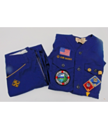 VINTAGE Boy Scout Cub Scout Uniform 1970&#39;s Shirt Pants BSA Original Pins... - $465.50 MXN