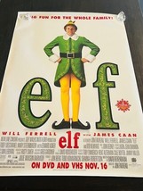 Movie Theater Cinema Poster Lobby Card 2003 Elf Will Ferrell Christmas C... - £30.99 GBP