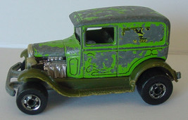 1977 Hot Wheels Green Early Times Delivery Truck Mattel Hong Kong Loose - £3.83 GBP