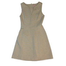 Lilly Pulitzer Womens Brielle Dress Gold Striped Lined Exposed Zipper Si... - £35.96 GBP