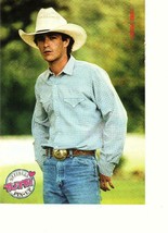 Luke Perry teen magazine pinup clipping cowboy hat Tutti Frutti Beverly Hills - £3.99 GBP