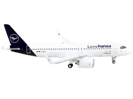 Airbus A320neo Commercial Aircraft &quot;Lufthansa - Lovehansa&quot; White with Dark Blue  - $64.91