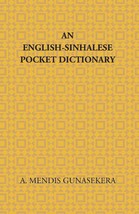 An English-Sinhalese Pocket Dictionary [Hardcover] - £56.11 GBP