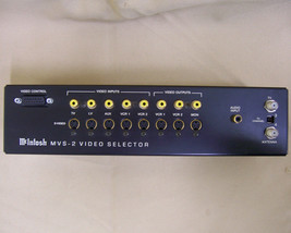 McIntosh MVS-2 Video Selector Component Video S-Video Coax new - £118.70 GBP