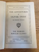 Oliver Twist, by Charles Dickens. HB. Art-Type ed. The World&#39;s Popular Classics - £7.85 GBP