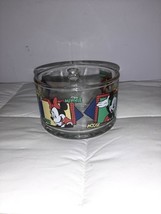 Walt Disney Mickey and Minnie Mouse Vintage Glass Soup Cup Mug Made In USA - $15.59
