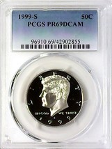 1999 S 50C Kennedy Half Dollar Proof PCGS PR69DCAM   20190045 - $19.99