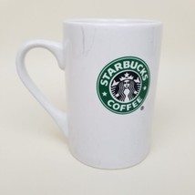 Starbucks 10 Oz Coffee Mug White with Green Siren Mermaid Logo 2007 - $8.90