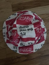 Coca-Cola It’s The Real Thing Bucket Hat Reversible White Coke - £45.23 GBP