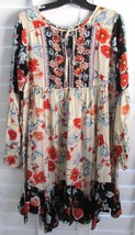 Patrons Of Peace Women&#39;s Rayon Floral Dress Size Small - $20.00