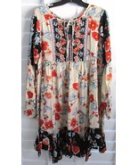 Patrons Of Peace Women&#39;s Rayon Floral Dress Size Small - $27.44 CAD
