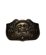 Vintage Skull N Guitar Rock n&#39; Roll Belt Buckle - €8,54 EUR
