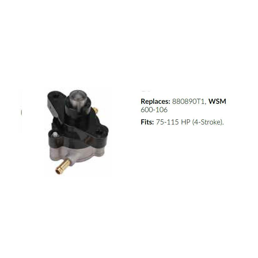 FUEL PUMP ASSEMBLY for Yamaha 75-115 4 Stroke Outboard Replaces 68V-2441... - $139.95