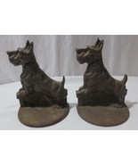 VTG Rustic Cast Iron Scottish Terrier Scotty Dog Book End Paper Weight D... - £39.62 GBP