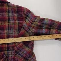 Christopher & Banks Petite Women's Multicolor 5-Button Flannel Blazer Jacket P/S image 6