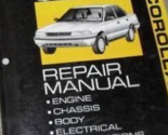 1992 Toyota Corolla Servizio Riparazione Negozio Officina Manuale OEM - $49.94