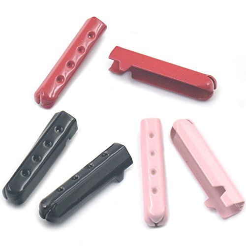 Bluemoona 25 pcs - 4mmx23mm Shoeslace Bullet Metal Ends Aglet Tip Clip Head Shoe