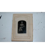 Lot of 7 Antique Tintype Photographs in A Folder Booklet 4.5x3 Inch Women - £124.96 GBP