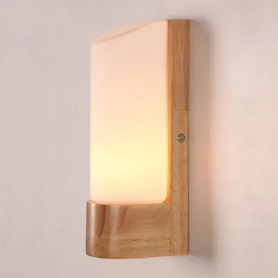 log lamp creative LED en wall lamp Japanese tatami room side lamp living room co - £163.27 GBP