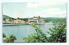 Postcard The Mohican Excursion Passenger Steamboat Ship Lake George New York NY - £7.48 GBP