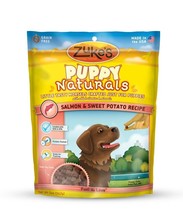 Zukes Puppy Naturals Grain Free Salmon And Chickpea Dog Treats 5 oz. - £8.66 GBP