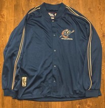 VTG 90s Washington Wizards NBA Pro Player Warm Up Button L/S Shirt Jerse... - $69.99