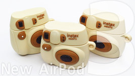Fun Novelty Instax Camera Mini Silicone Protective Case for Airpod 2 New 3 &amp; Pro - £13.58 GBP+