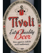 Vintage Tivoli Extra Quality Stewart McKee &amp; Company Beer Label  1940s - $12.33 CAD