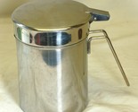 EKCO Stainless Steel Grease Jar Container USA - $24.74